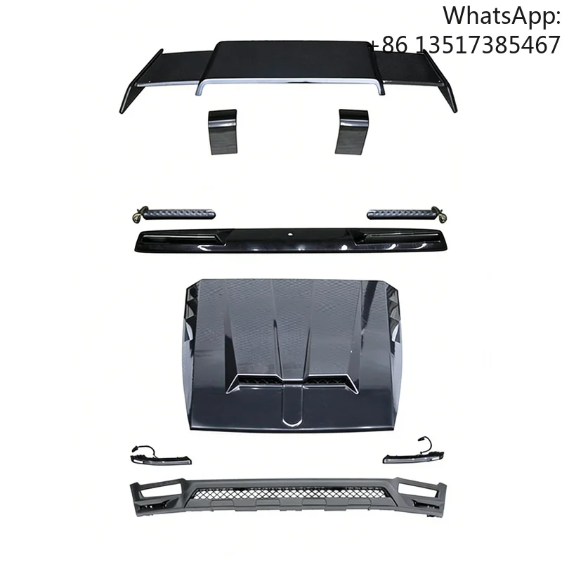 

Upgrade Small Body Kit (Hood, Daytime Running Lights, Panels, Spoiler) for Mercedes-Benz G63 (W464) 2019-2024