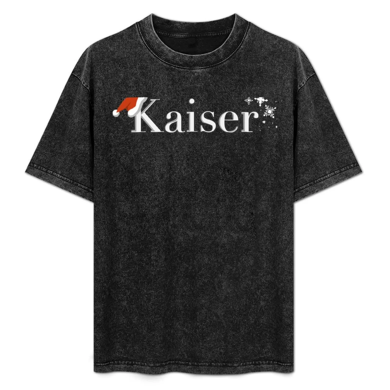 

Festive Kaiser logo T-Shirt Casual Daily Wear Short Sleeve Top