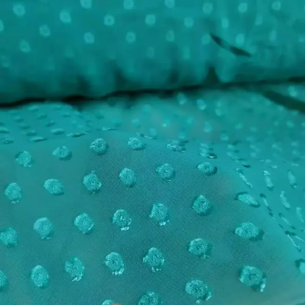 Sewing Fabric Swissdot Chiffon Soft Light Material Breathable DIY Qualified