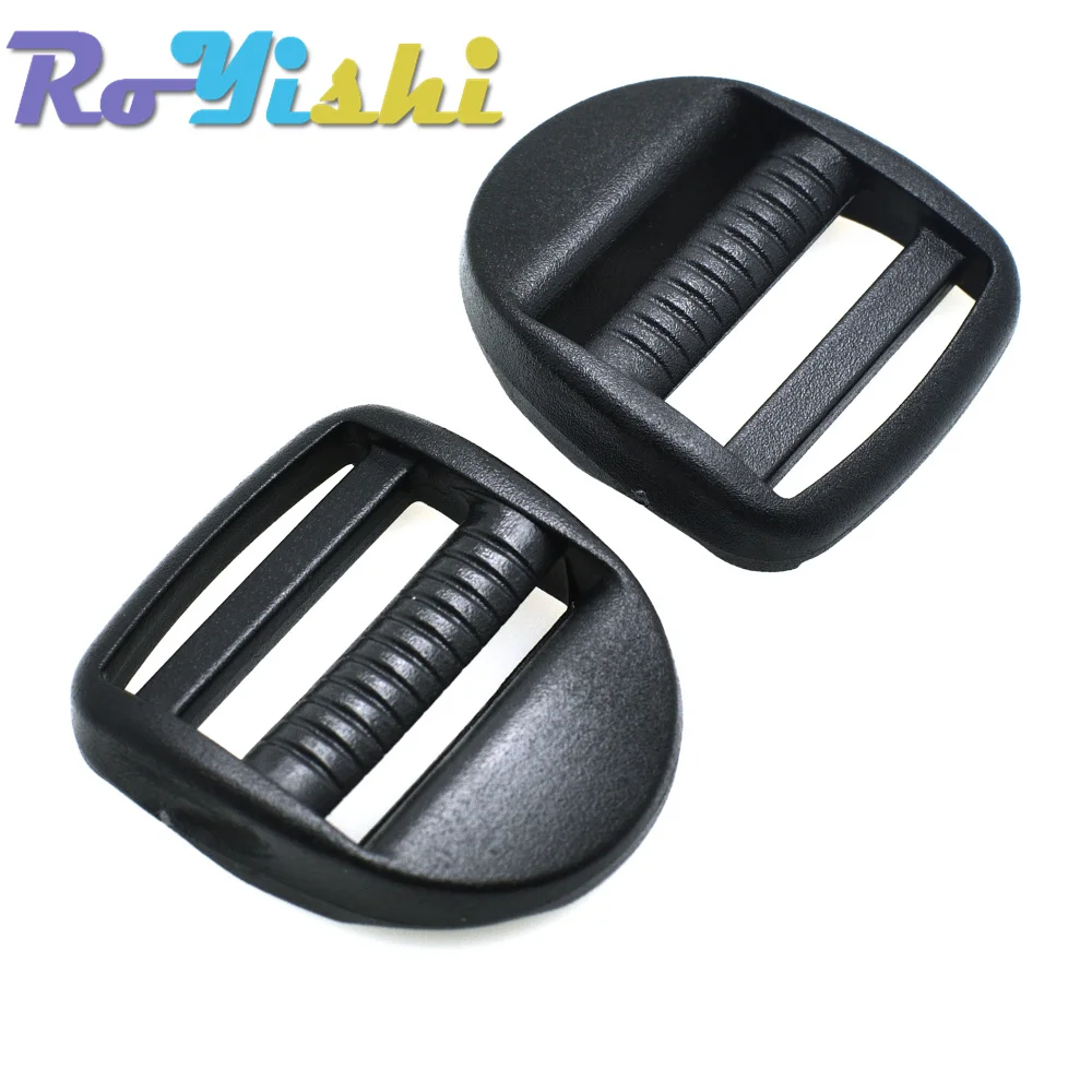 Plastic Ladder Lock Slider Adjustable Buckle for Tactical Backpack Straps Bag Parts Hardware