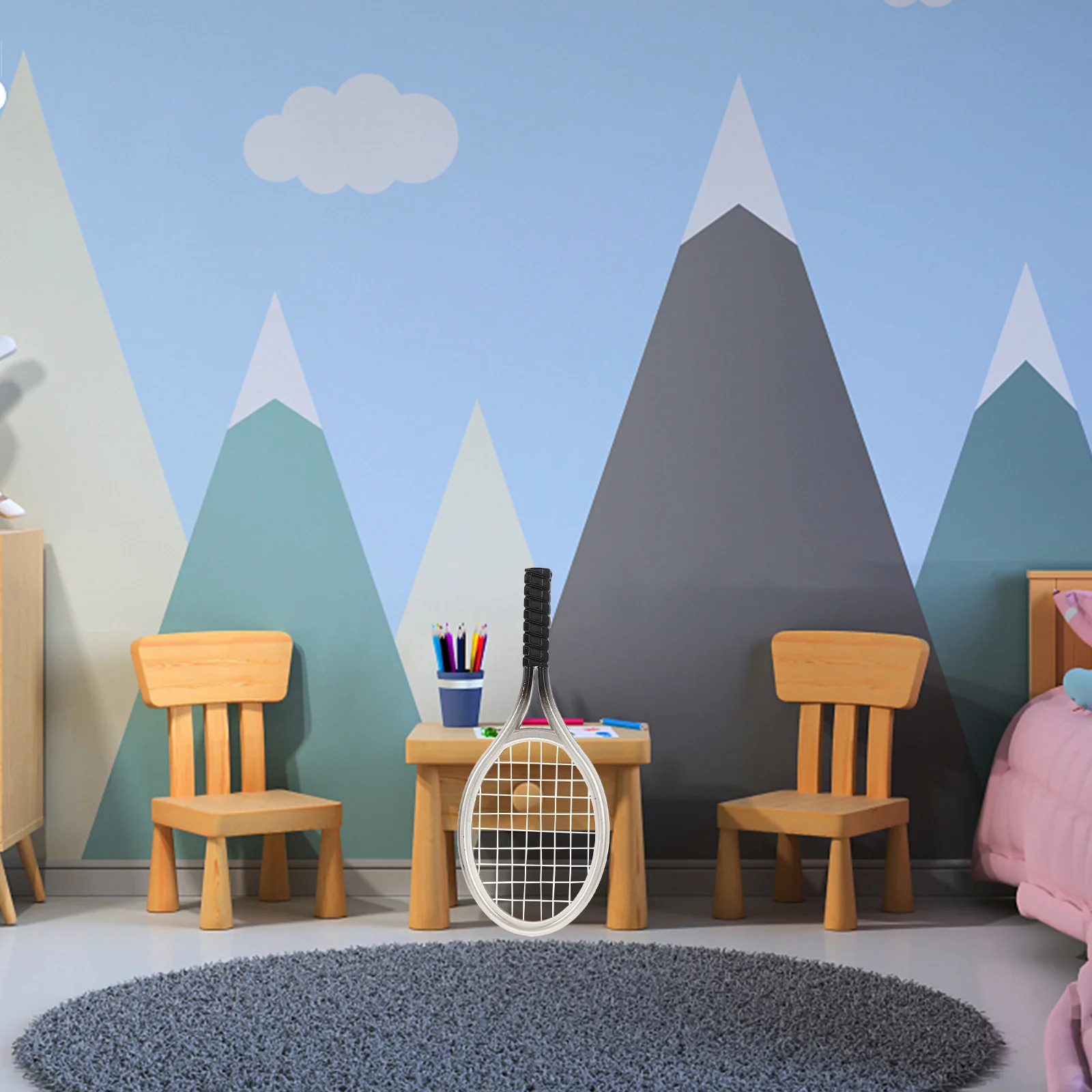 Мини-теннисный брелок, подвеска, спортивное украшение для сумок и ключей, уникальный подарок для энтузиастов и коллекционеров, универсальное использование, портативный