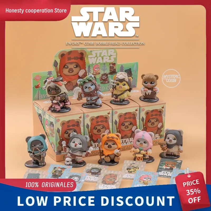 

Горячие игрушки Звездные войны Ewok COSBI слепая коробка мини-фигурки декор для рабочего стола детский подарок детские игрушки Коллекционные сувениры для вечеринок