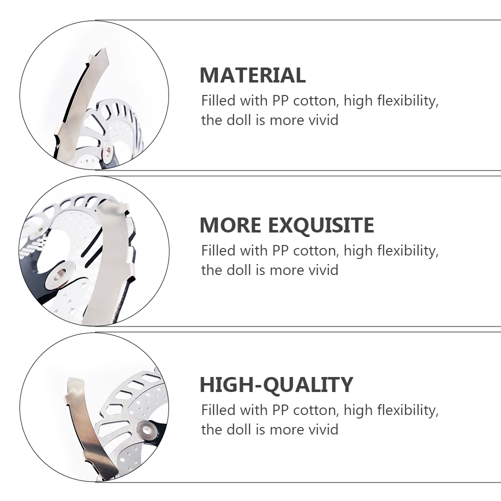 

8pcs Stainless Steel Bike Brake Discs For Mountain Cycling Anti Scratch Adjustment Disc Lightweight Durable Wear Resistant Easy