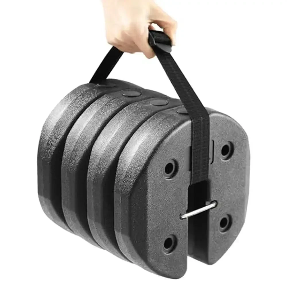 

Canopy Weight Set 27lbs Stabilize Tent Poles Securely No-Slip Lock Design Outdoor Event Accessorieseco-friendly River-Washed