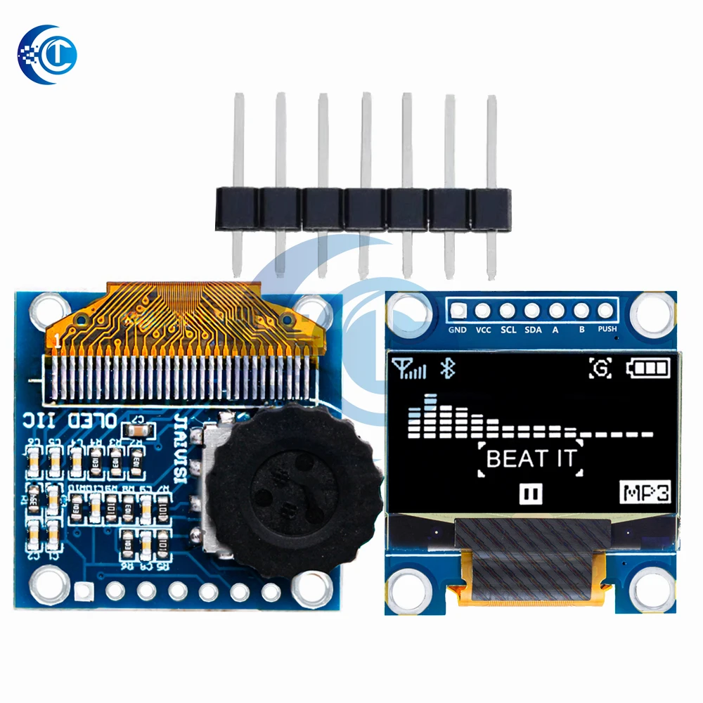 Módulo combinado ssd1306 com display oled de 0,96 polegadas com codificador rotativo e interruptor de discagem de três posições para arduino