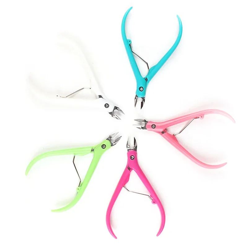 Ingegroeide teennagel Nipper Clipper Cuticle Edge Cutter voor manicure en pedicure - Dode Skin Remover Tool (kleur willekeurig)