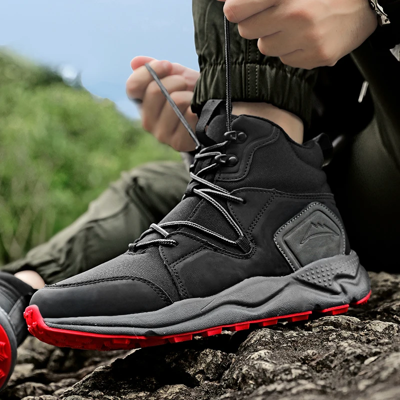 

Мужская обувь для походов на открытом воздухе, противоскользящая и износостойкая обувь для горного спорта, обувь для походов и рыбалки, спортивная обувь для активного отдыха 39-46