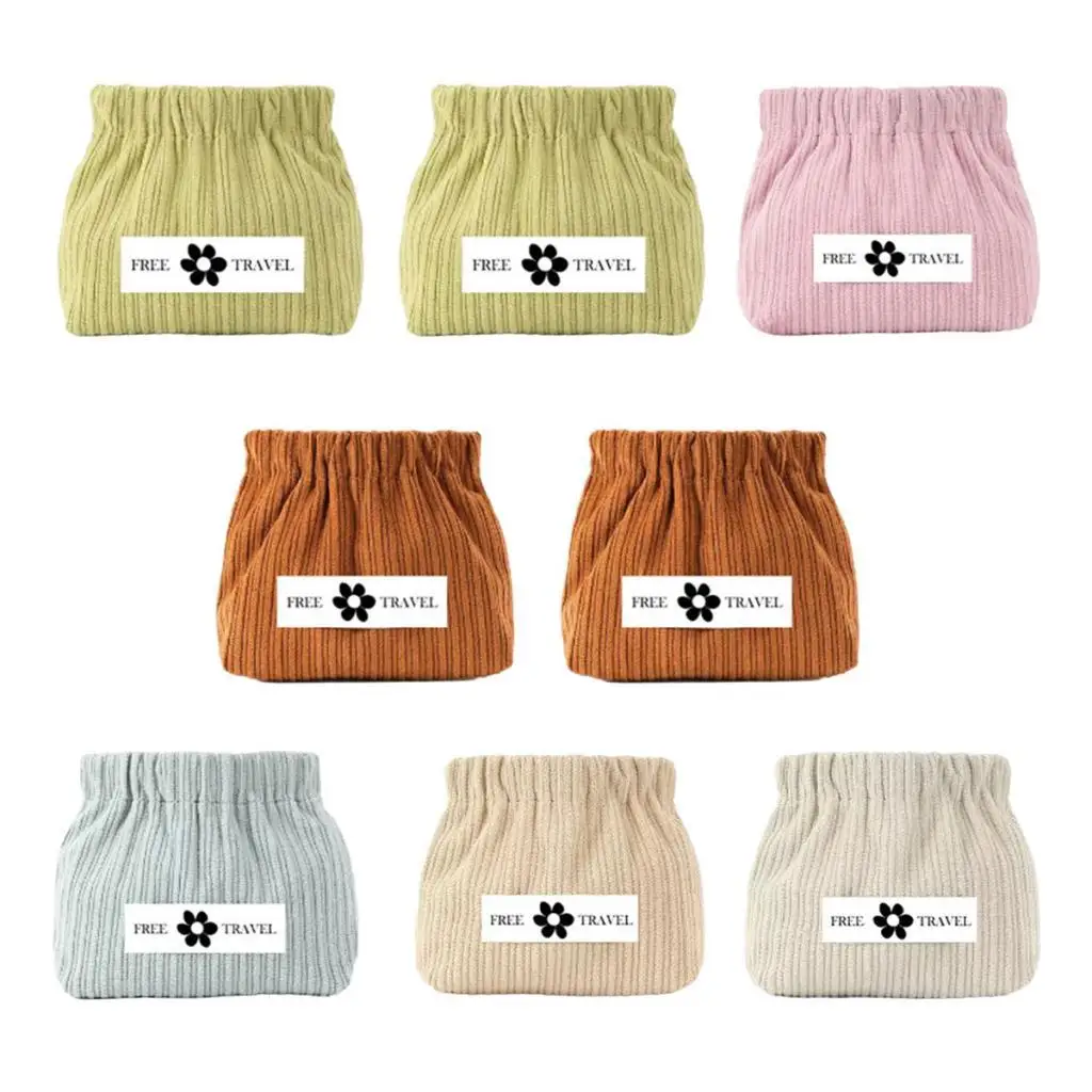 

8x вельветовая сумка для хранения, сумка-органайзер для туалетных принадлежностей, многоразовая сумка для губной помады, косметичка для карт, заколки для волос, ключ для наушников