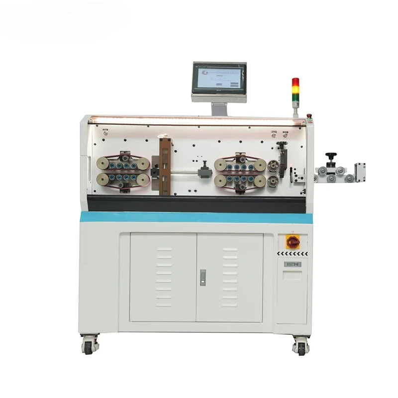 Fully Automatic Multicore Electric Cable Cutting Outer Inner Stripping Machine Multi Conductors Wire Stripping Machine