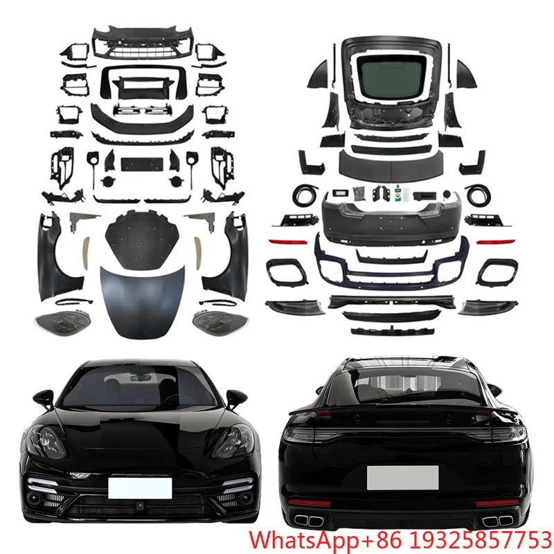 Tegarry   970 2010-2016 Turbo Style 1:1 Front/Rear Body Kits PP Material Full Set Easy Installation JHBSJ044