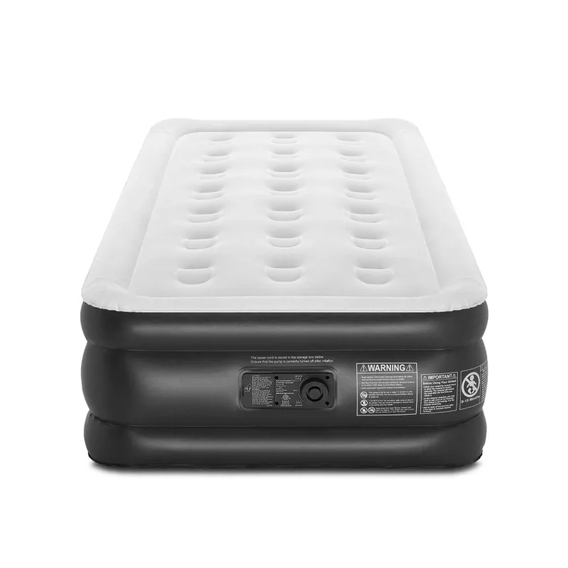 

Ophanie Twin Air Mattress, 18-Inch Elevated Inflatable Bed with Built-in Pump, Puncture-Resistant, Quick Inflation/Deflation