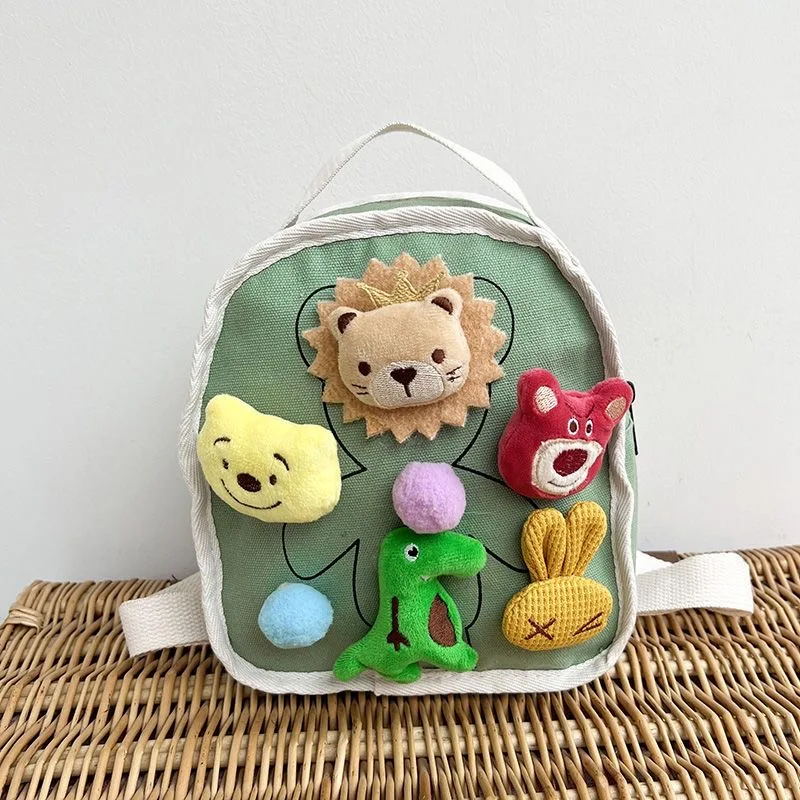 2024 Spring summer new kindergarten mini backpack super cute baby treasure cute cartoon backpack doll go out fashionable backpac