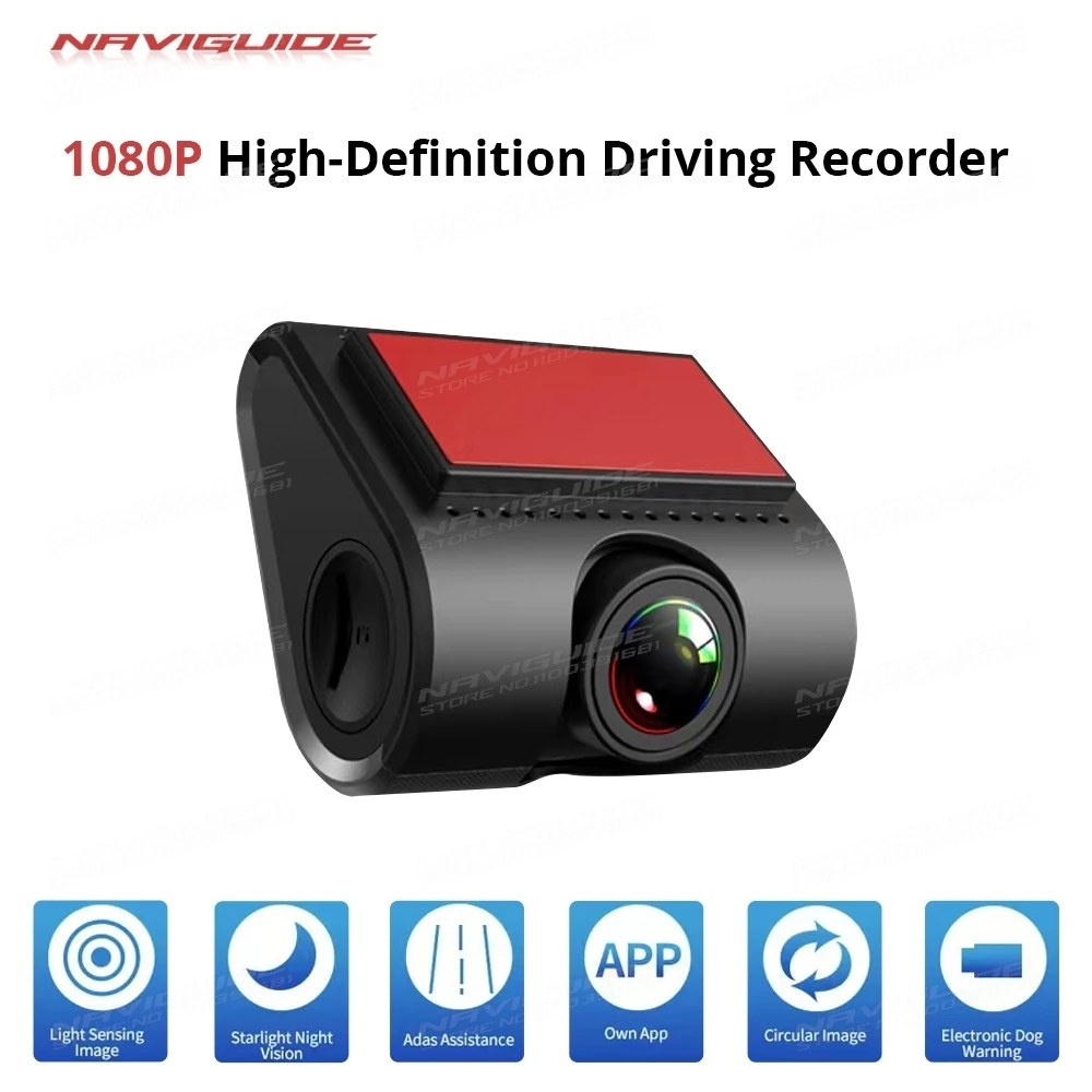 U1 Car DVR ADAS LDWS Dash Full HD 1080P Cam For DVD Android Player Navigation Unit Auto Audio Voice Alarm Video Recording