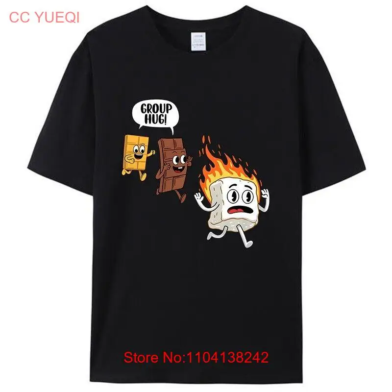 

Забавные мужские футболки Smores Camping Roasting Outdoor Adventure Lover, женские футболки