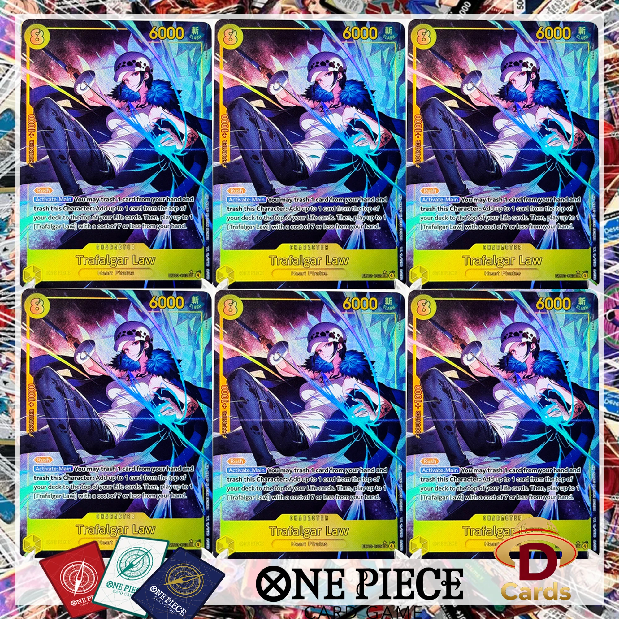 

Новая коллекционная карта Trafalgar Law №062 SEC: редкая, полноформатная, с фольгированной текстурой, реплика прокси-карты, высококачественная аниме-карта для коллекции