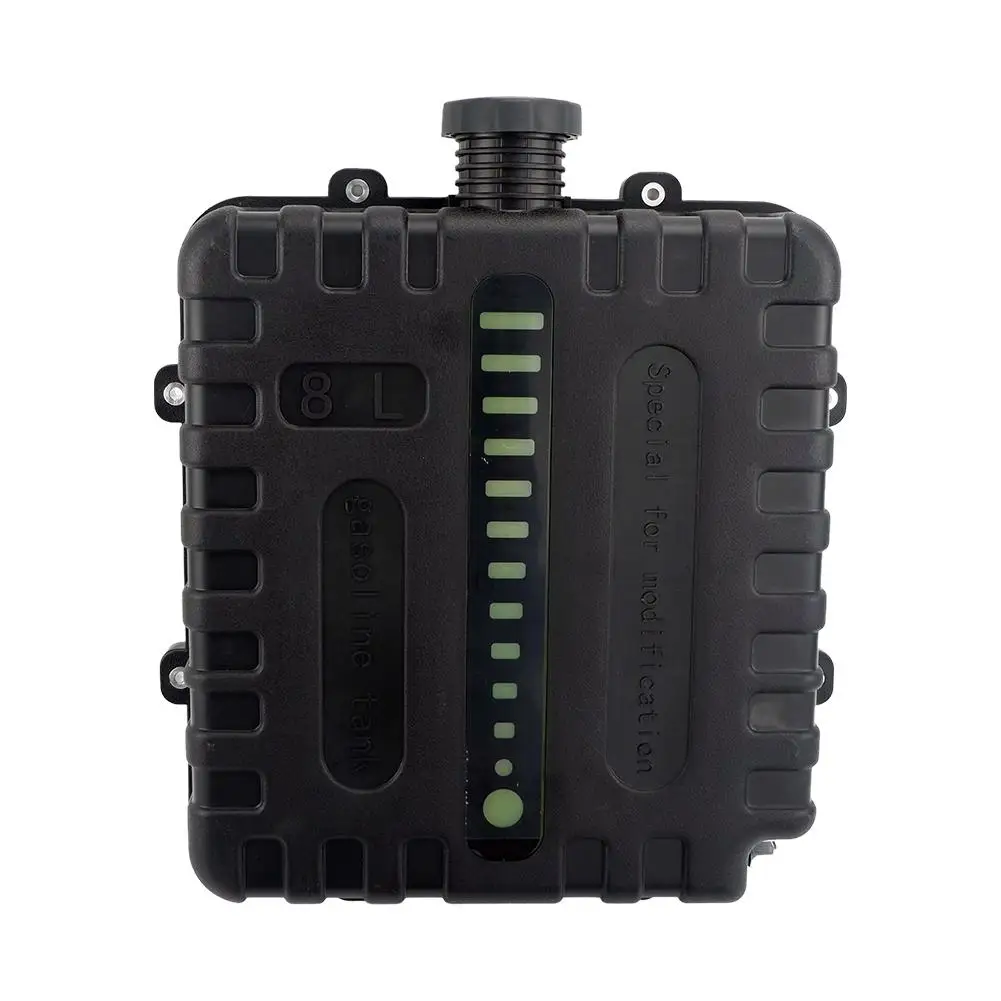 Réservoirs de carburant automobiles 8L, canettes de stockage antistatiques étanches, chauffage de stationnement, réservoir de carburant pour moto camion ATV la plupart des voitures en plastique Bl O3O8