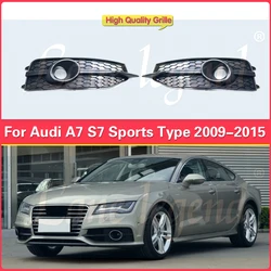 Factory supply Fog lamp Mask Grille Front Bumper Fog Light Cover Frame For Audi A7L A7 S7 Sports Type 2009-2015
