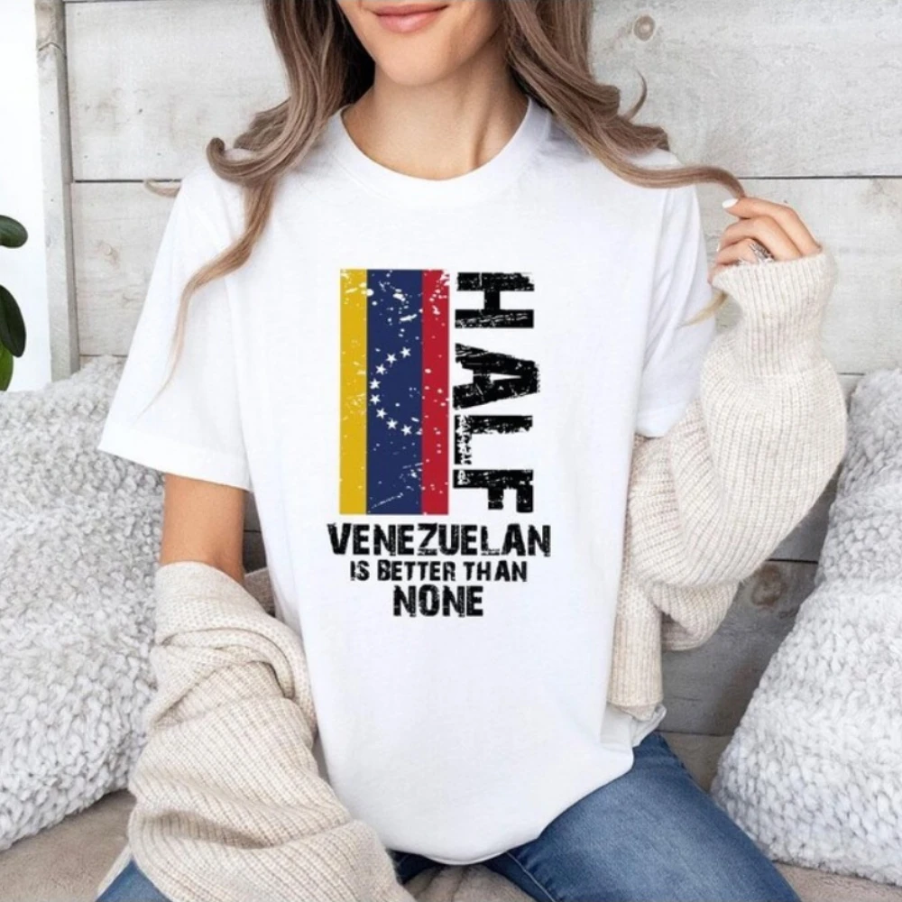 فنزويلا تي شيرت Hasta El تي شيرت نهائي كون فنزويلا تي شيرت للجنسين النساء الرجال تي شيرت فريد Crewneck ملابس الشارع الشهير #3