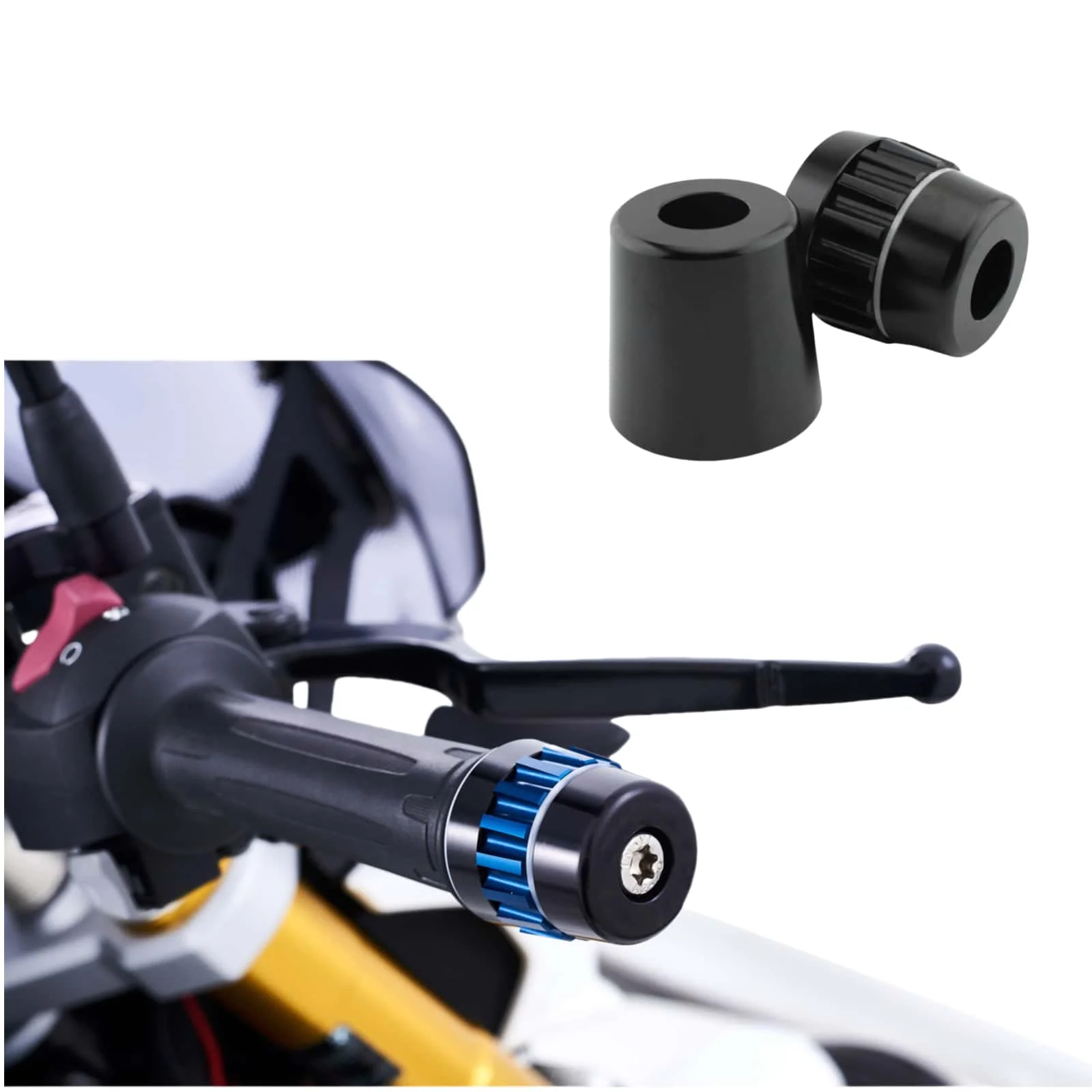 Image of Für BMW R1100RS R1100RT R1150GS Adventure Adv R 1150 RT Motorrad Lenkergriffe Endstücke Booster Griffclips R850GS 400GT C400X