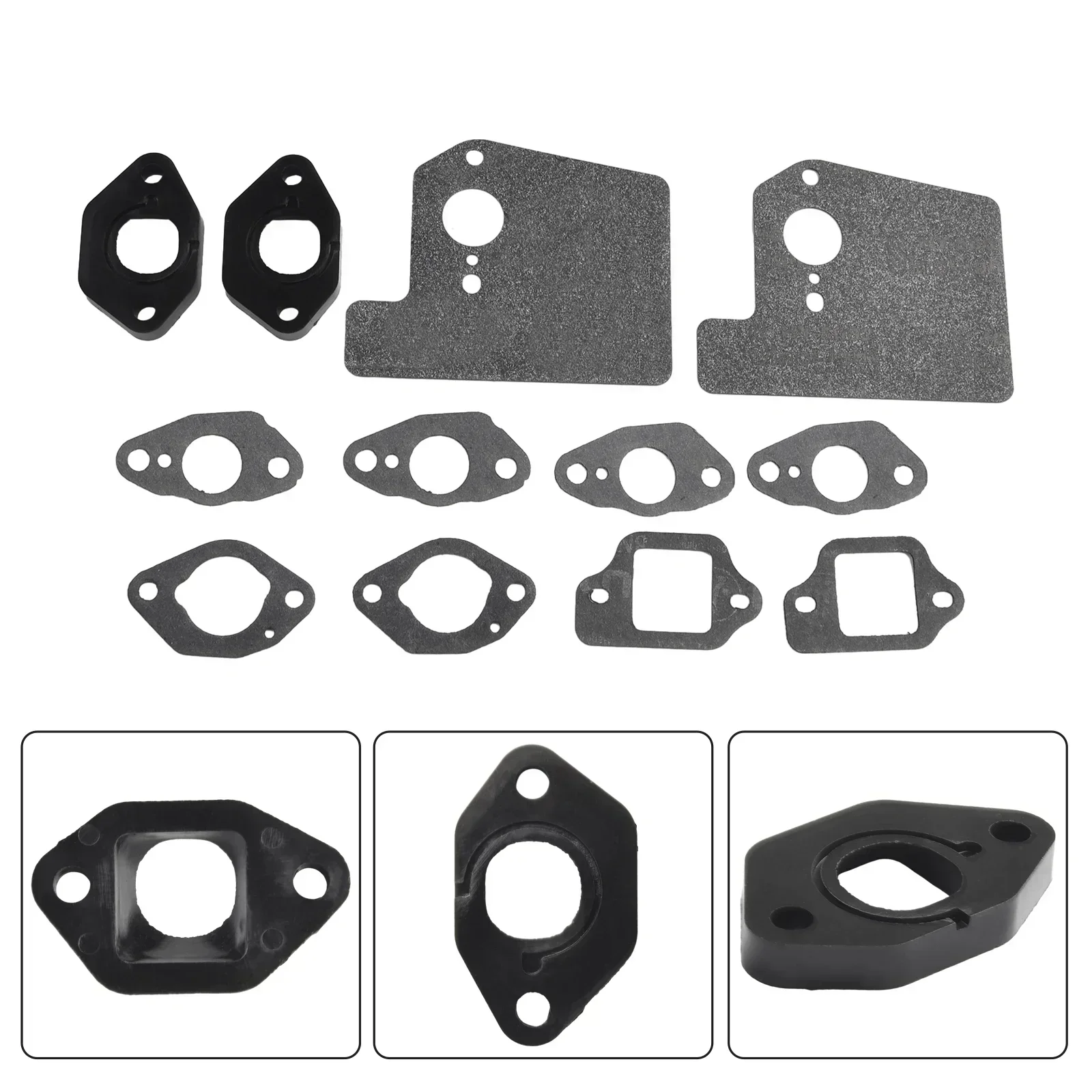 2 Sets GCV135 Carburetor Insulator Gasket For Honda GCV190 GSV190 GCV160A Engine Asbestos-Engine Accessories image 4