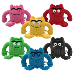 6 Colors The Color Monster Plush Toy Animal Soft Stuffed Dolls For Kids 1pcs/pack