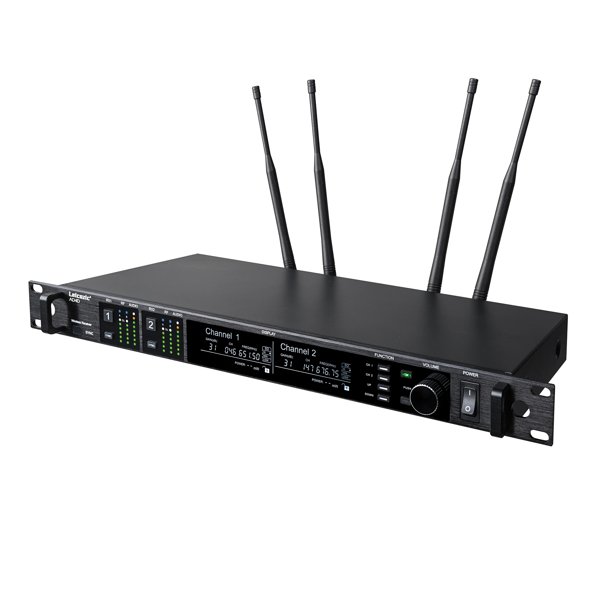 Leicozic-micrófono inalámbrico profesional KSM8, 900/600/500Mhz, AD4D, de mano, de doble canal