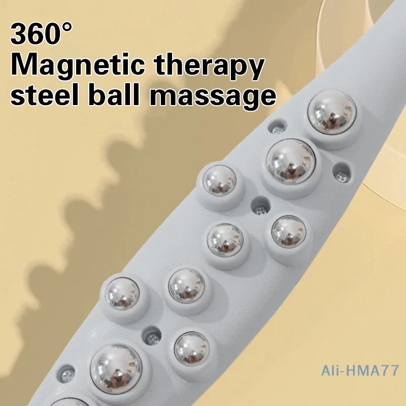 Massage Roller Stick Whole Body Meridian Massage Blood Dredging Therapy Magnetic Bead Steel Bead Roller Stick