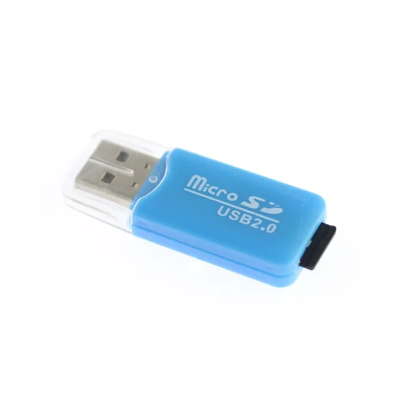 Portable Mini USB 2.0 TF Micro SD Memory Card Reader High Speed T-Flash Adapter for PC Laptop Computer Vehicle Speaker