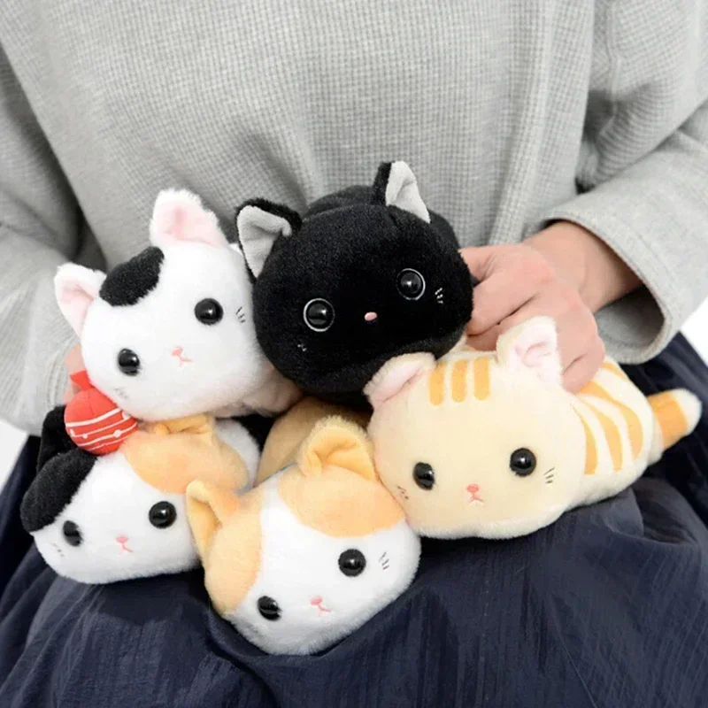 مقلمة كرتونية من القطيفة Kawaii Plush Kawaii Cat اللوازم المكتبية المدرسية أكياس أقلام رصاص للأطفال صندوق رصاص القرطاسية #2