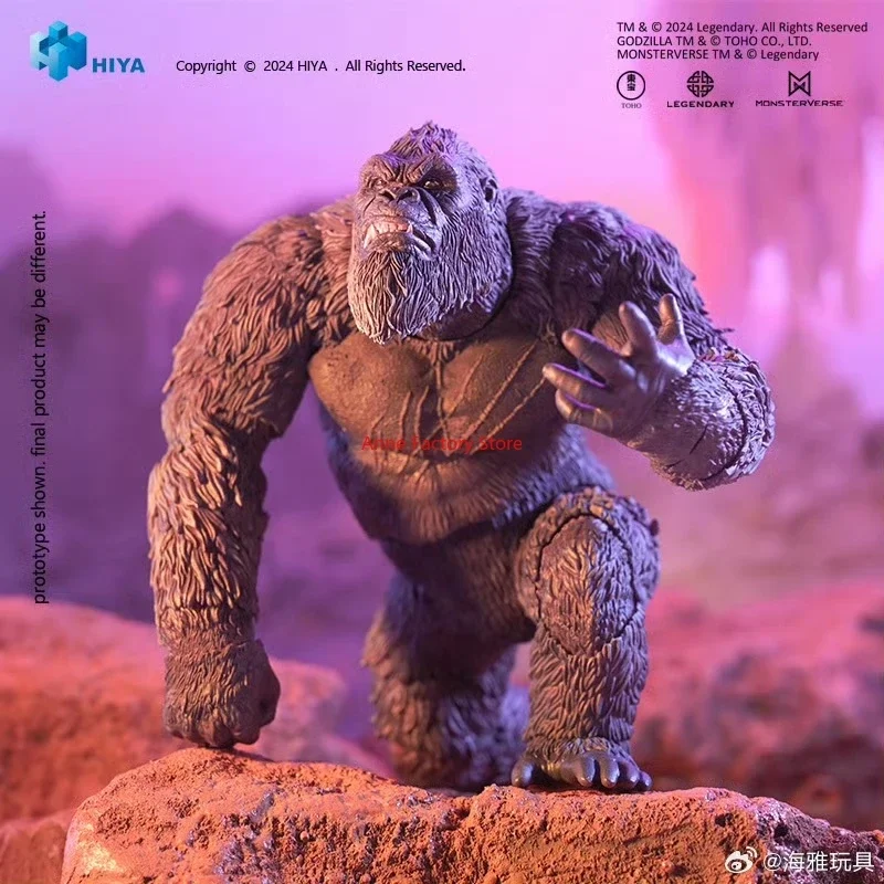 

HIYA 16CM 6inch Action Figure Exquisite Basic Series Godzilla x Kong The New Empire Kong Anime Model