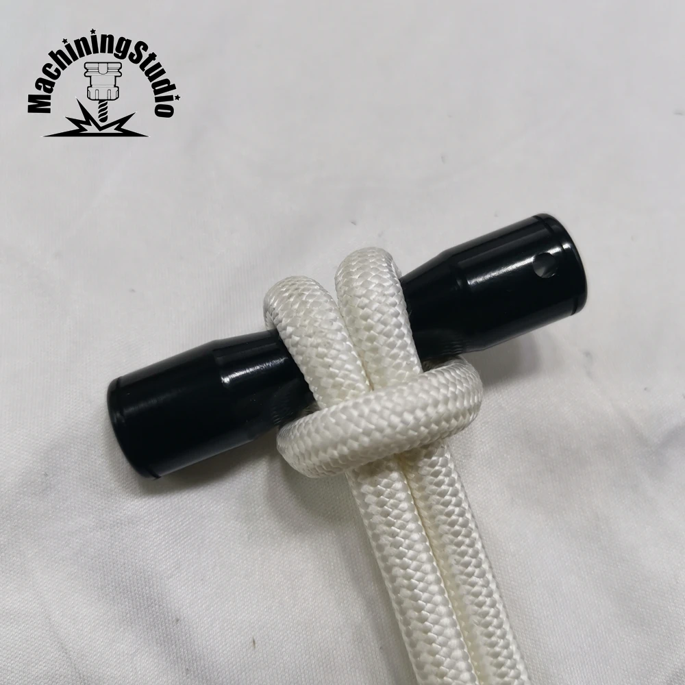 Aparejo huesos de perro dogbones para vela de aluminio Anillo de baja fricción