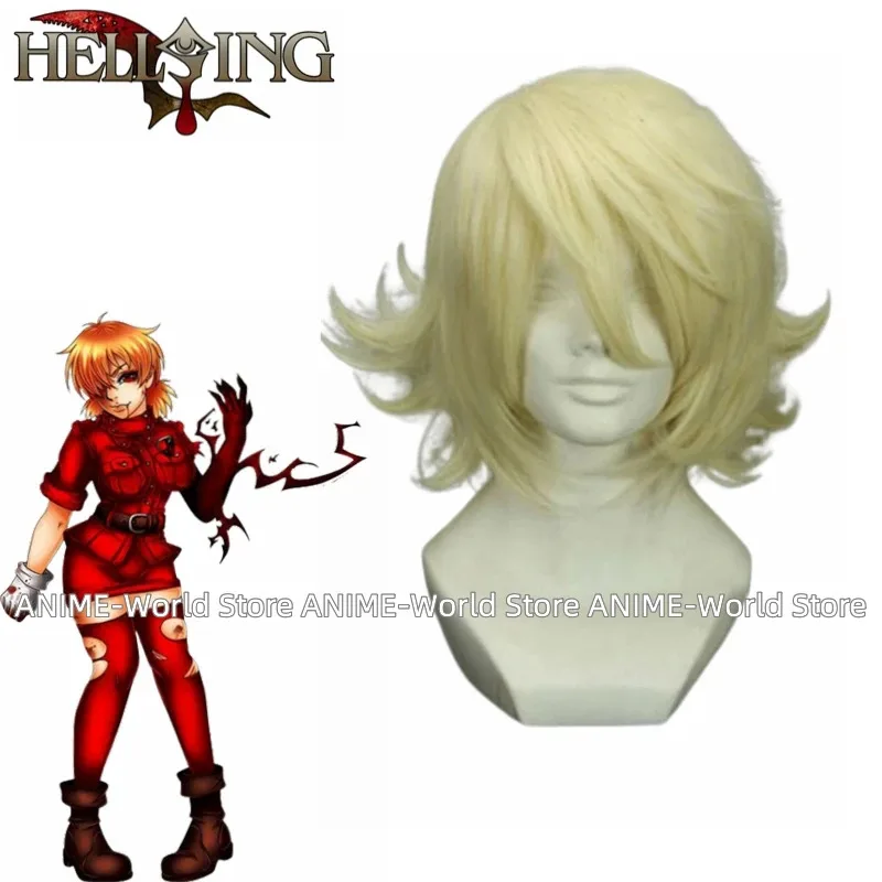 

ss13Anime Hellsing Herushingu Seras Victoria Red Cosplay Costume with gloves Custom Made Any Size