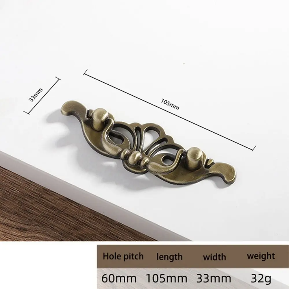 

Zinc Alloy Antique Retro Carving Striped Classical Drawer Handle for Kitchen Cupboard Furniture Handle Cabinet Handle
