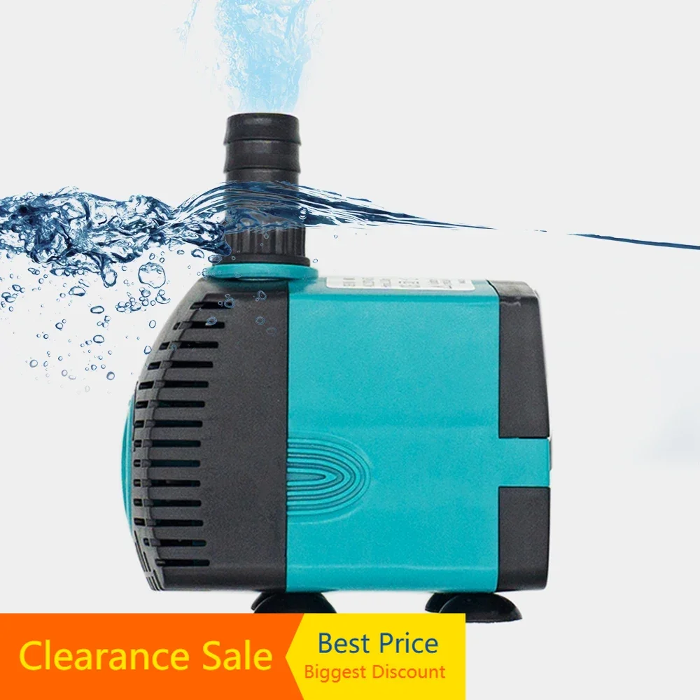 

Ultra-Quiet Submersible Water Fountain Pump Filter Fish Pond Aquarium Water Pump Tank Fountain 220V-240V 3W 6W 10W 15W 25W