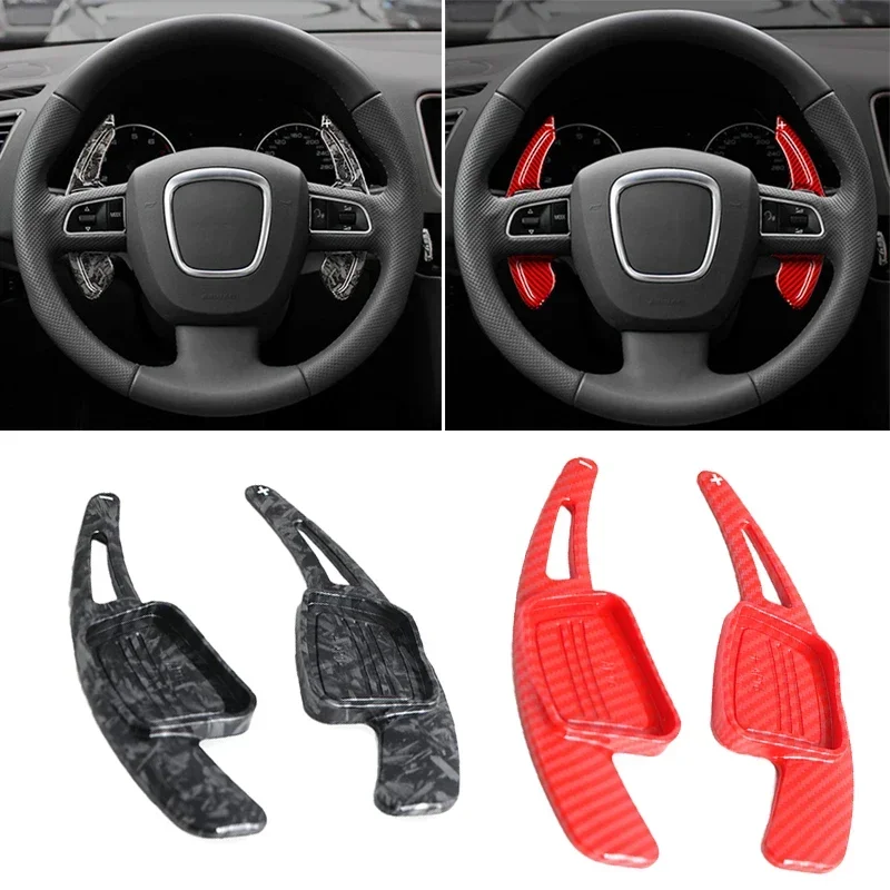 

Car Steering Wheel Shift Paddle Shifter Extended ABS Extension For Audi A3 A4L A5 S3 S5 A8 SQ5 R8 Q7 TT TTS 16-18 Accessories