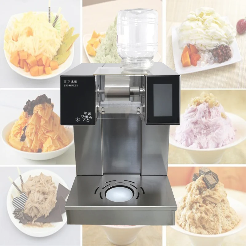 Efficient Intelligent  Snow Ice Shaver Machine smoothie machine snow ice machine microcomputer controlled Snowflake ice machine