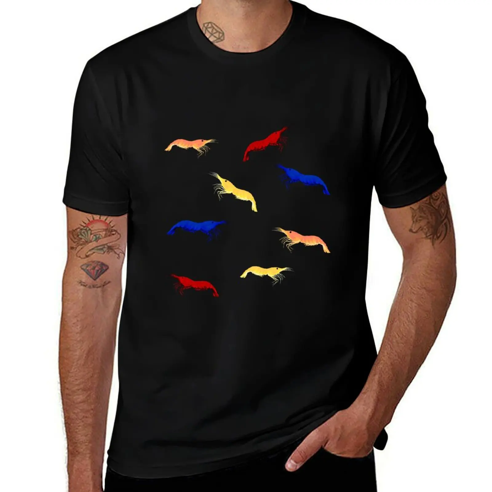 

Cherry Shrimp Neocaridina Breeders Aquarium Fish Keepers T-Shirt blanks cute tops summer clothes T-shirt men