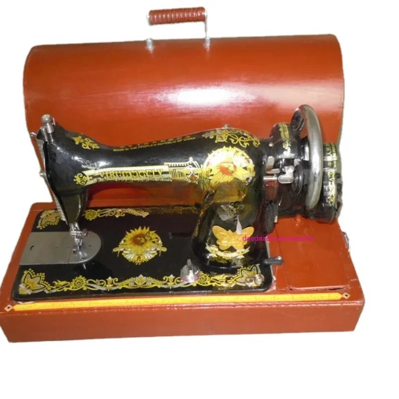 2022  household style JA2-2 domestic sewing machine with handle and wooden case