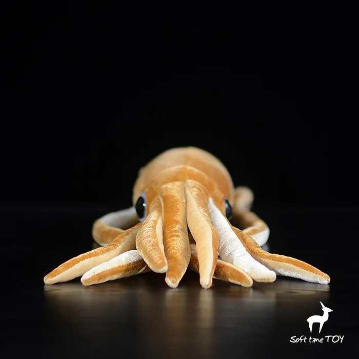 Cuttlefish juguetes de peluche de simulación de calamar gigante, lindos muñecos de peluche de animales marinos, regalos para niños y niñas