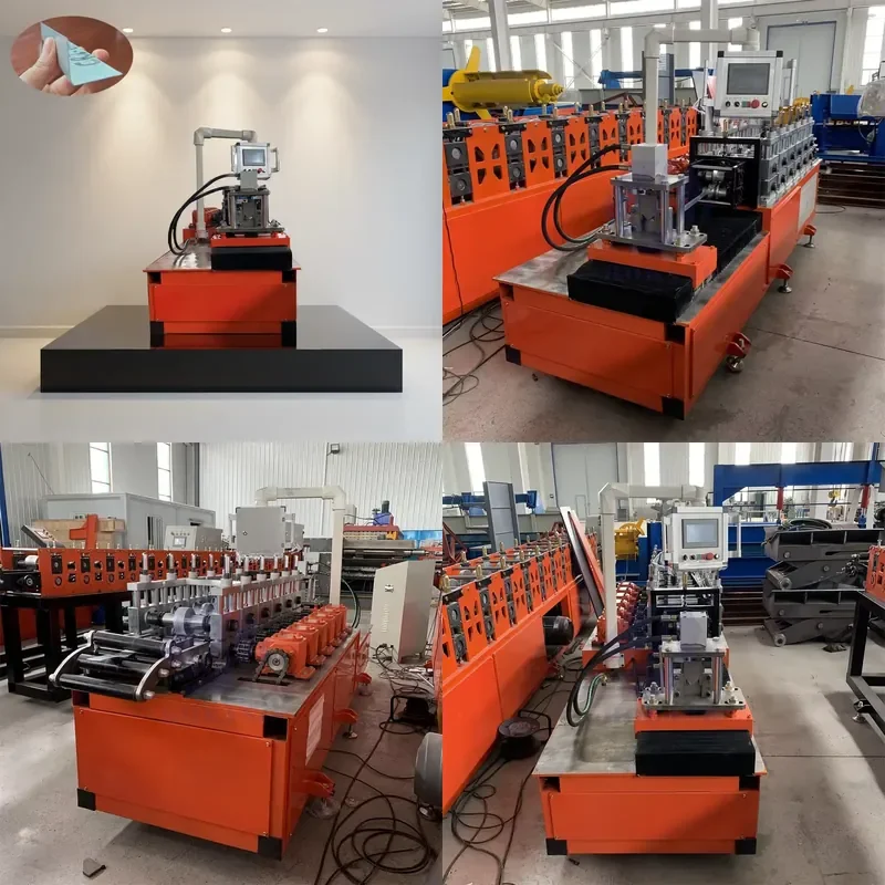 for New Factory Price Full Automatic Changeable CZ VL Steel Frame Purlin Profiled Cold Roll Forming Machine