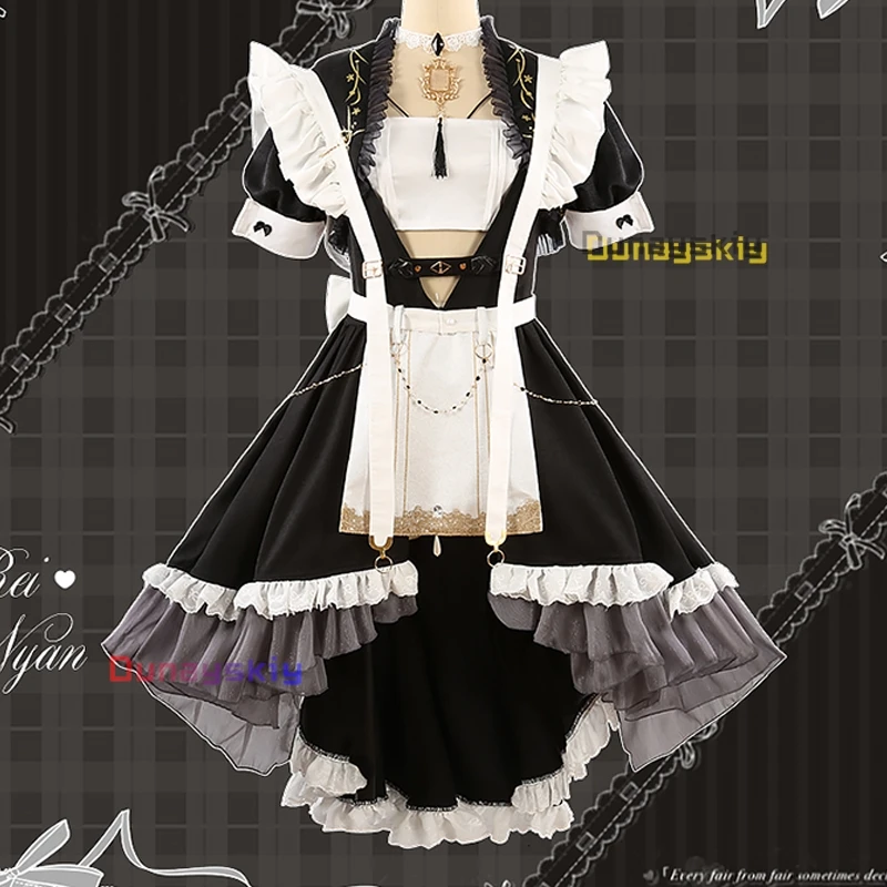 NU:Carnival Rei Maid Outfit Absolutely Dedicated Cosplay Costume Game Anime Characters Role-playing Costumes Unisex Outfit-2025