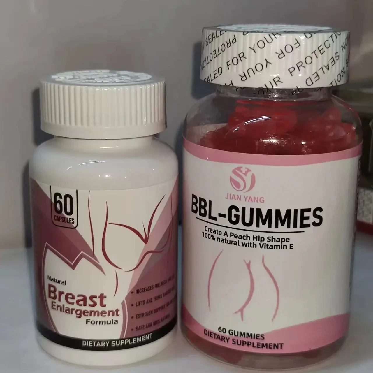 2 Bottle Candy BBL Gummies Supplementing the body with dietary fiber