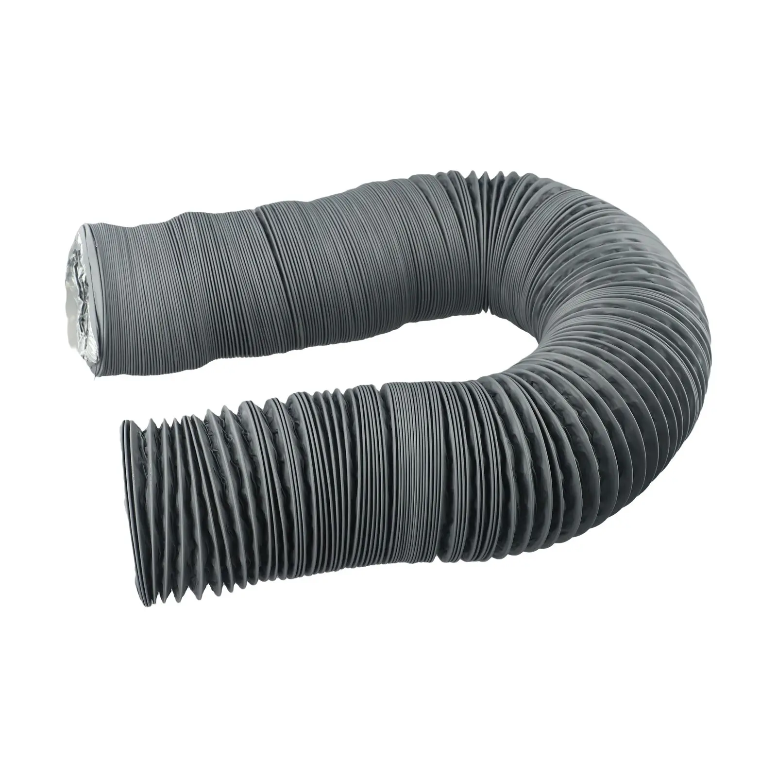 Air Conditioning Hose Air Ducts Wear-resistant Efficient Air Flow Flame-retardant Coating Built-in Steel Wire Reinforcement