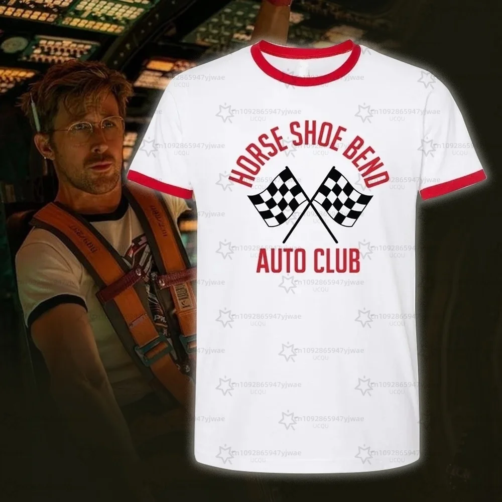 Camiseta de hombre con diseño de herradura, inspirada en la película Hail Mary de Ryan Gosling, estilo vintage, informal