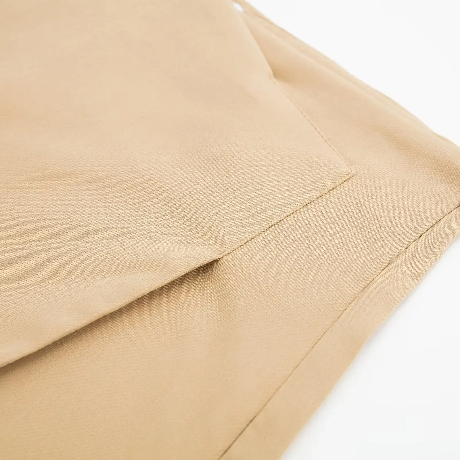 HH Damen Y2k Vintage Einfarbige Shorts mit seitlichem Reißverschluss, schmal geschnitten, hohe Taille, sexy Minirock für Damen, Sommerparty-Shorts, Röcke, Streetwear – Detail 6