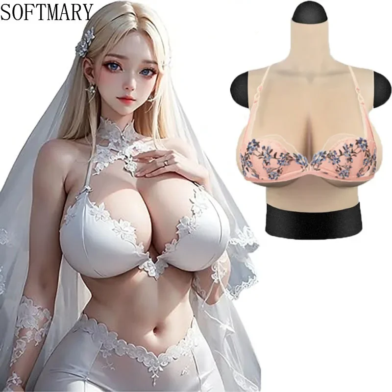 

SOFTMARY Silicone False Breast Formation for Cosplay Enhancement of Transgender Queens in Cross Dressing Fake Breast Boobs