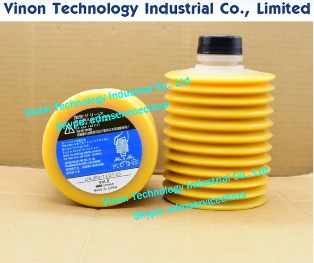 

2 Bottles LHL300-7 MYS-7 Lubricating grease，0.7KG/Bottle. Robot LUBE Grease，Wire Cutting Working Fluid used in WEDM-HS/MS