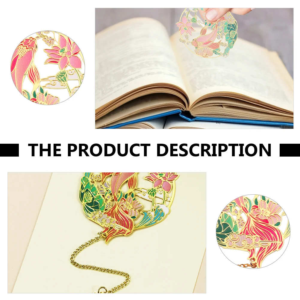 Винтажная латунная подвеска-закладка в национальном стиле, маркер для чтения страниц, декоративные аксессуары для книг, закладка для чтения, художественные закладки