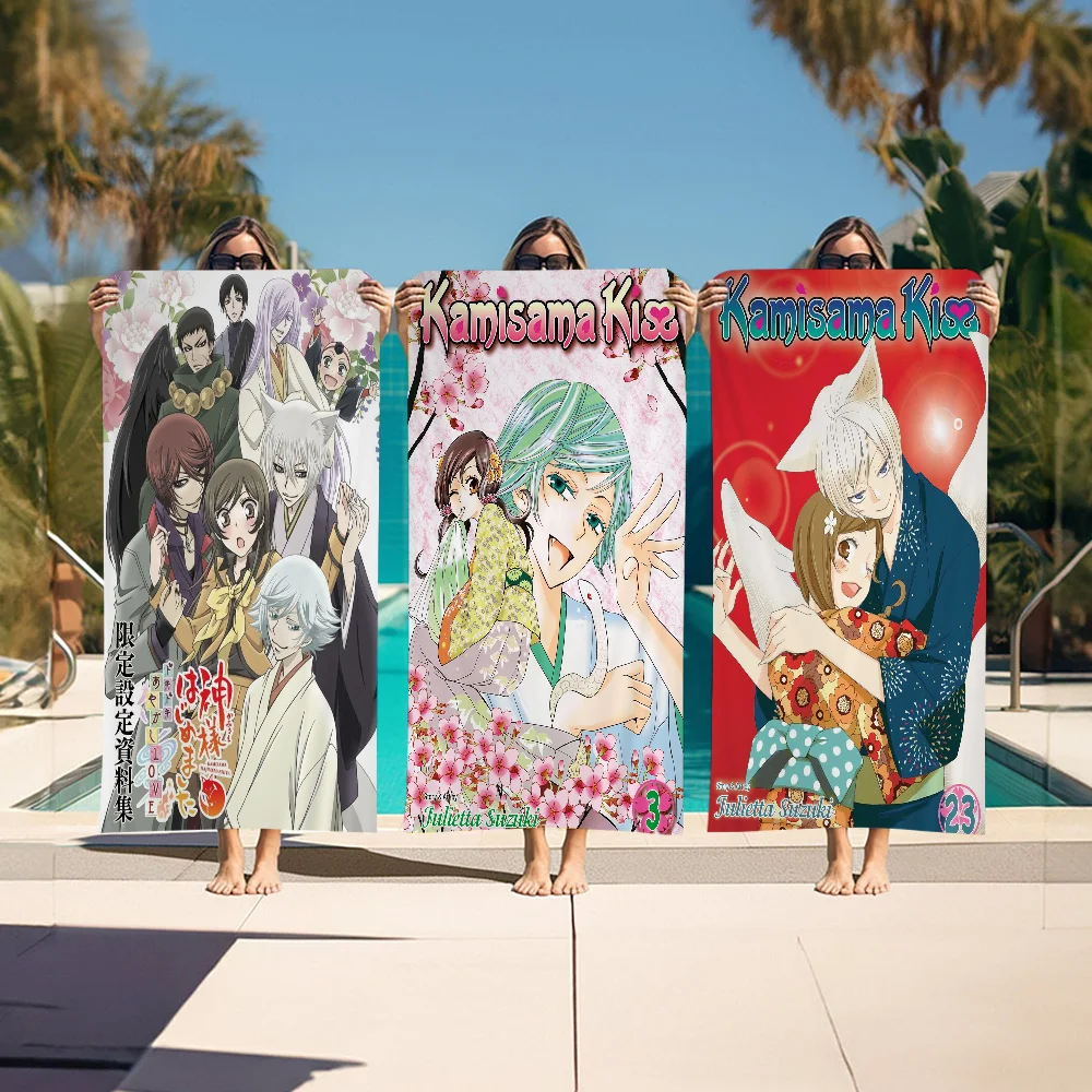 Kamisama Hajimemashita Cartoon Beach Towel Cute Kawaii Room Decor Bath Girls Children Hand Towels For Bathroom Shower