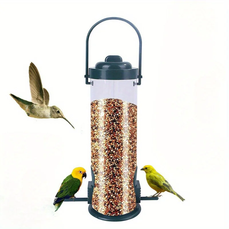 Small Bird Feeder, Outdoor Hanging Bird Attracting Feeder for Wild Balcony and Outdoor, Bird Supplies